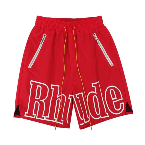 RHUDE Hip-Hop Men's Casual Beach Five-Point Shorts